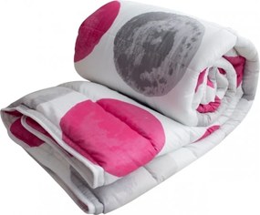 Pilota Alcam Sweet Dots microfibra matlasata, 200x220 cm, 250g/mp