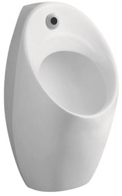 Pisoar cu alimentare ascunsa Inter Ceramic si actionare electronica alb mat