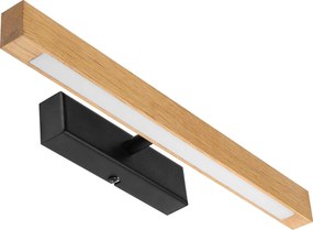 Lampă LED pentru tablouri VERDE LED/5,5W/230V 3000K 46 cm stejar/negru