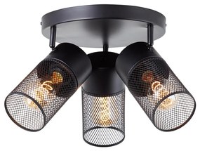 Brilliant - Spot reglabil KAMOLO 3xE27/40W/230V negru