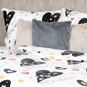 Lenjerie de pat din microflanel 4Home Romantic, 140 x 200 cm, 70 x 90 cm