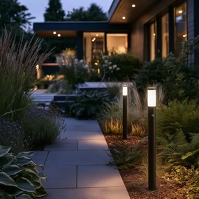 BRILAGI - Lampă de exterior cu senzor ELIA, 1x E27/20W/230V, IP44, 100 cm, antracit