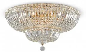 Plafoniera cristal 16 becuri E14 DIA100-CL-16-G BASFOR Maytoni
