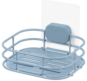 Savonieră albastru-deschis autoadezivă din metal Grena – Compactor