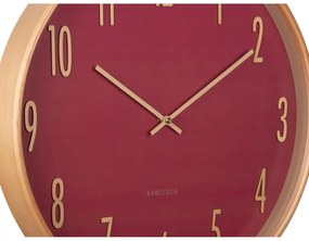 Karlsson 5996RD ceas de perete design roșu,diametru 40 cm