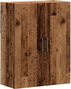 vidaXL Dulap montat pe perete lemn vechi 69,5x34x90 cm