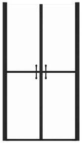 Usa cabina de dus, transparent, (83-86)x190 cm, ESG Negru, 86 x 190 cm, Transparent