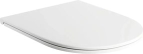 Capac WC softclose slim Omnires Ottawa finisaj alb mat