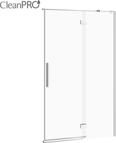 Usa dus 120x200 cm, grosime 8 mm, dreapta, crom, Cersanit Crea