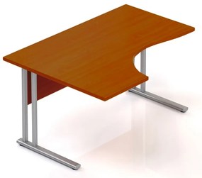 Masa ergonomica Visio 140 x 100 cm, stanga, cires