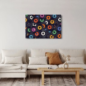 Tablou - plăci de gramofon (90x60 cm)