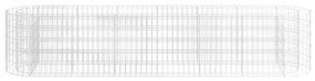 Strat inaltat gabion, 260x50x50 cm, fier galvanizat 260 x 50 x 50 cm, 1, 1