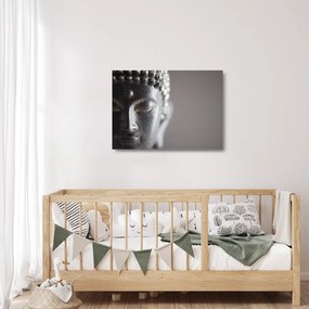 Tablou pe sticlă - Statuia lui Buddha (70x50 cm)