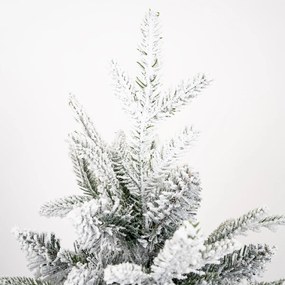 Pom înzăpezit de Crăciun, cu suport, Cardiff, 120 cm, 120 cm