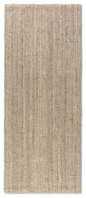 Covor tip traversă crem din iută 80x200 cm Bouclé – Hanse Home