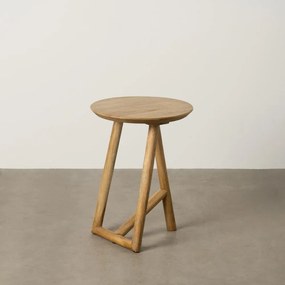 Măsuță auxiliară rotundă din lemn de mango ø 40 cm Mao – Ixia