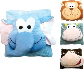 PROMOTIE Perna pentru copii CUDDLI FRIENDS 70x70 cm din plus - mai multe culori II. calitate Culoare: Albastru