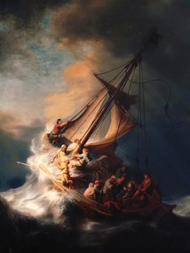 Reproducere The Storm on the Sea of Galile, Rembrandt Harmensz van Rijn