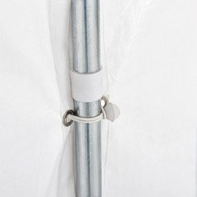 Jusky Cort petrecere Gala 4 x 6 m - alb