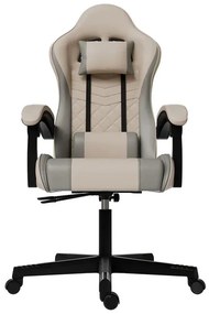 Juskys Scaun de birou HyperSeat - bej/gri