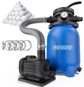 Deuba Sistem de filtrare cu nisip de 5.000 l/h cu accesorii