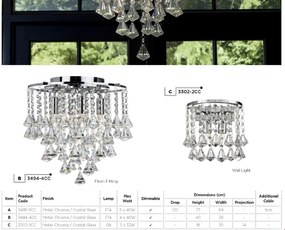 Lustra cristal design LUX Dorchester 5L 3495-5CC SRT