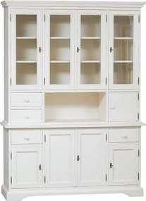 Vitrina, L156  50 H200 cm, 4 usi si sertare