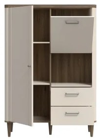 Comodă VIRO maro/bej