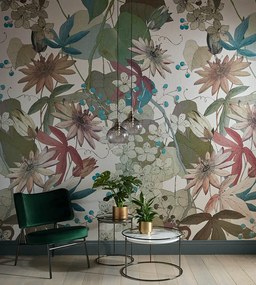 Tapet Clematis, Autumn Neutral Luxury Floral, 1838 Wallcoverings, 6.5mp / rola