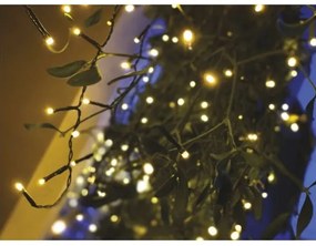 Instalație LED de Crăciun de exterior 200xLED/8 moduri 8,6m IP44 alb cald