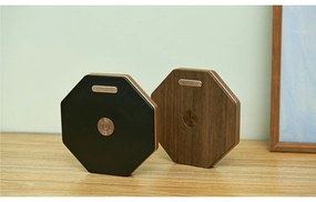 Decorațiune luminoasă neagră cu USB ø 12 cm Twist Hexagon – Gingko