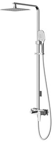 OMNIRES PM7444CR - Set duș PARMA cu baterie, crom lucios