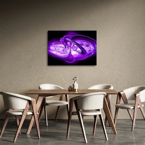 Tabloul fractalilor în violet (70x50 cm)