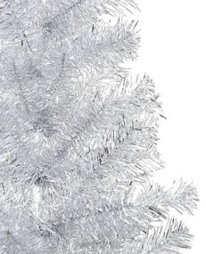 Brad de Craciun artificial LED-urigloburi argintiu 210 cm PET 1, silver and rose, 210 cm
