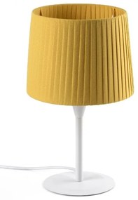 Veioza / Lampa de masa moderna design elegant SAMBA alb/galben 64310-39