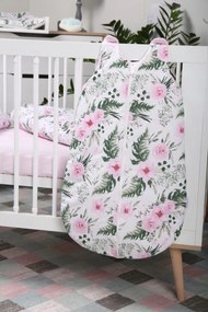 ShopJK SAC DE DORMIT PENTRU COPII - BUMBAC - TRANDAFIRI