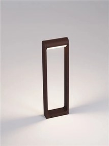 Stalp exterior LED 3000K IP65 Rox corten, H-60cm