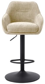 Scaune de bar crem 2 buc. (înălțime șezut 69 cm) Avola – Unique Furniture