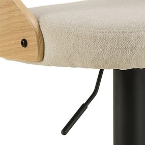 Scaune de bar cu înălțime ajustabilă 2 buc. (înălțime șezut 84 cm) Lucy – Actona