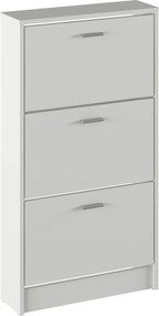 Dulap pantofi, 3 rafturi, alb, MOBI 13