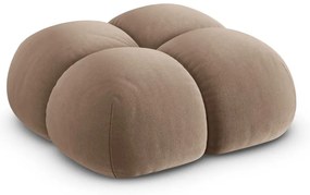 Taburet maro cu tapițerie din catifea Loretto – Cosmopolitan Design