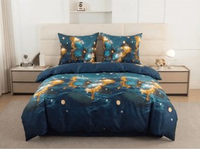 Lenjerie de pat din microfibra MYSTIC BUTTERFLY albastru Dimensiune lenjerie de pat: 70 x 80 cm | 140 x 200 cm