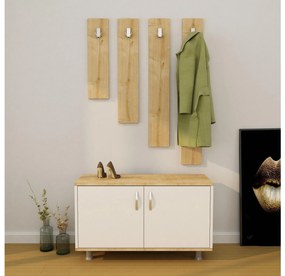 Mobilier Hol Povipe 2 (stejar + alb) . 1093914
