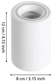 Spot LED RGBW dimabil Eglo 901169 CAROSSO-Z LED/4,9W/230V alb