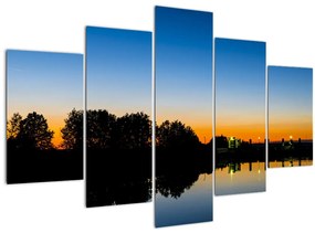 Tablou cu apus de soare (150x105 cm)