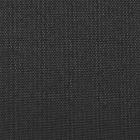 Scaune de bucatarie, 2 buc., negru, material textil 2, Negru