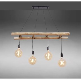 Leuchten Direkt 15025-18 - Lustră pe cablu EDGAR 4xE27/60W/230V