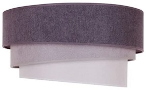 Duolla - Plafonieră TRIO 1xE27/15W/230V d. 45 cm antracit/gri/alb