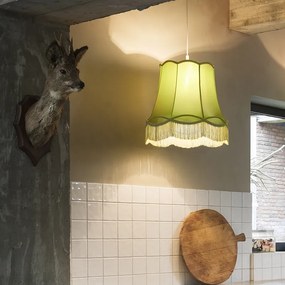 Lampă suspendată retro verde 45 cm - Granny