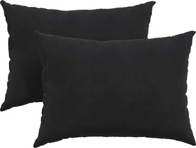 vidaXL Perne pentru canapea 2 pcs Negru 70 x 50 cm